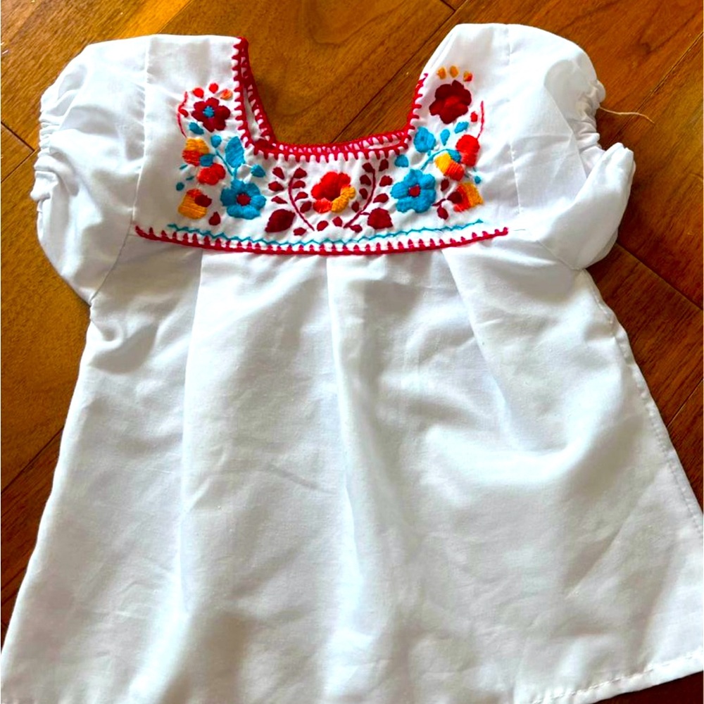 Hand-Crafted Toddler Girl’s Blouse-size 4